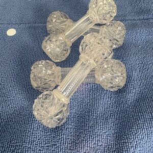 Acrylic knife rests - Clear